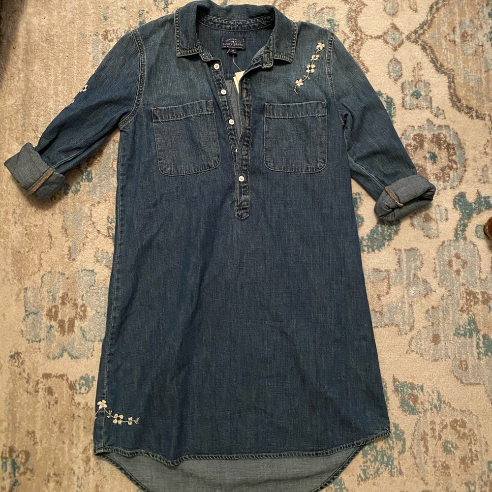 NWT Lucky Brand denim dress